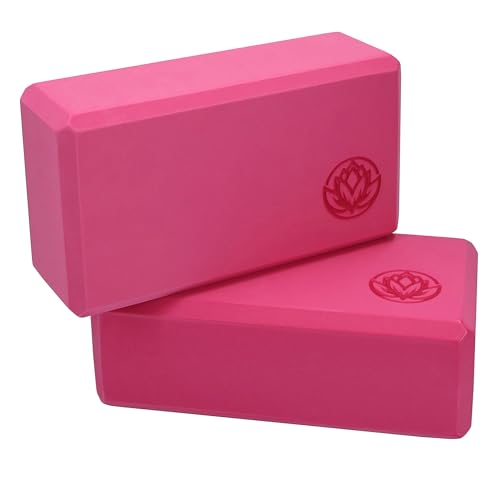 Yoga Block 2er Set VonBueren | 22 x 12 x 7,5 cm je Yogablock | Yogablöcke für Damen und Herren aus EVA | Klötze für Pilates Yoga Block 2er Set VonBueren | 22 x 12 x 7,5 cm je Yogablock | Yogablöcke für Damen und Herren aus EVA | Klötze für Pilates von VonBueren
