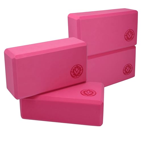 Yoga Block 4er Set VonBueren | 22 x 12 x 7,5 cm je Yogablock | Yogablöcke für Damen und Herren aus EVA | Klötze für Pilates Yoga Block 4er Set VonBueren | 22 x 12 x 7,5 cm je Yogablock | Yogablöcke für Damen und Herren aus EVA | Klötze für Pilates von VonBueren