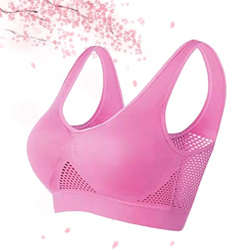 Feelamused Liftup Air Bra, Breathable Cool Liftup Air Bra, Sports Bras for Women (Pink,Medium) von Vopetroy