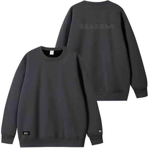 Voulkco EN 2024 Concert Fate World Tour Unisex Sweatshirt Kapuzenpulli mit Reißverschluss Herren Damen Rundhalsausschnitt Harajuku Sweatshirt Fan Casual Streetwear-Black||XS von Voulkco