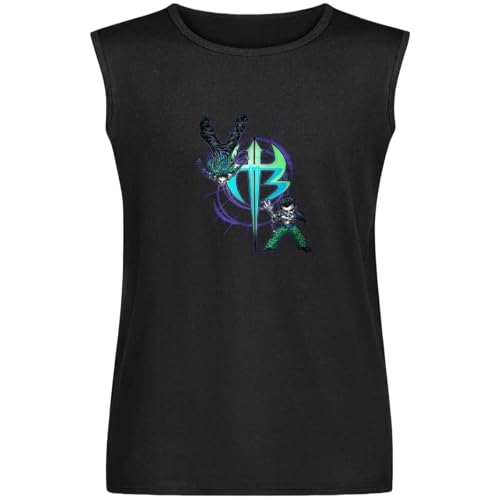 Voulkco Herren Tank Tee Jeff Hardy Schwarz Ärmelloses Top Tee Neutral Sommer Kleidung-S von Voulkco