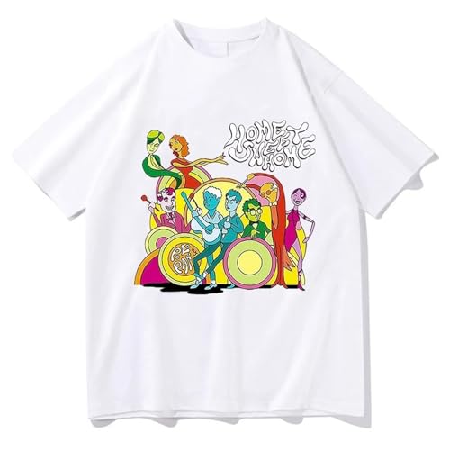 Voulkco Polo & Pan Dorothy T-Shirt Rundhals-Unisex-Kurzarmshirt, Fan-Geschenk, Sommer Reine Baumwolle, modische, schöne und lässige Streetwear-Black||XS von Voulkco