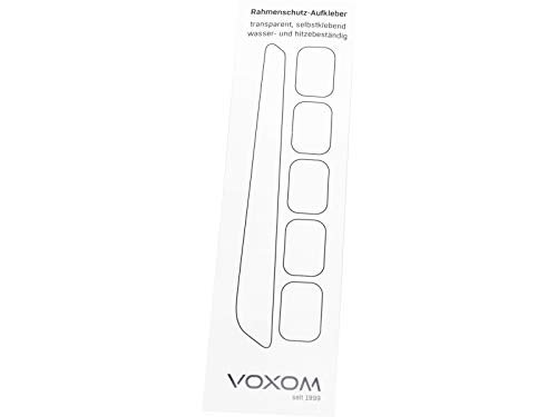 Voxom Rahmenschutzsticker-Set Rast3 transparent, 253x6,4mm Rahmenschutz, 253 x 6.4 mm von Voxom