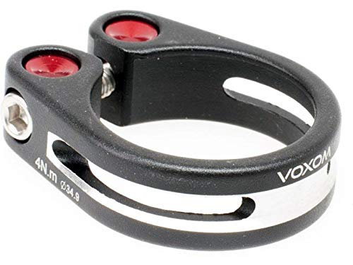 Voxom Sattelklemme Sak4 schwarz, 34,9mm, für Carbonrahmen, 34,9 mm Voxom Sattelklemme Sak4 schwarz, 34,9mm, für Carbonrahmen, 34,9 mm von Voxom