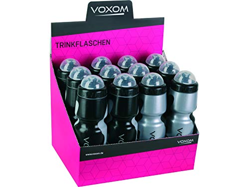 Voxom Wasserflasche F3D Display Box 8X, 4X, schwarz, Silber, m Voxom Wasserflasche F3D Display Box 8X, 4X, schwarz, Silber, m von Voxom