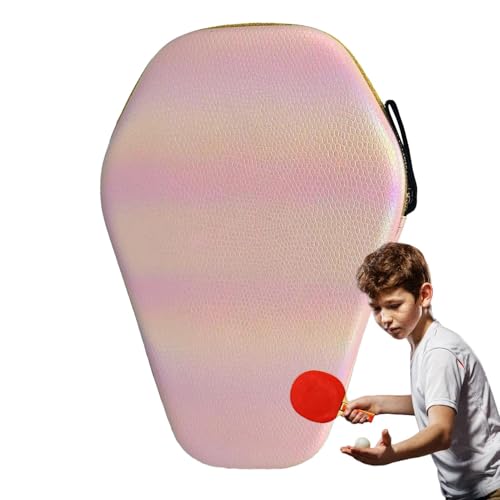 Tischtennis-Racket, Paddle Case für Tischtennis, Aufbewahrung, Organizer, Paddle Holder, wasserdicht, Schutzetui, PU-Hülle, Tischtennis-Zubehör, Tischtennistasche, Paddle-Holder für Racket von Vriusi