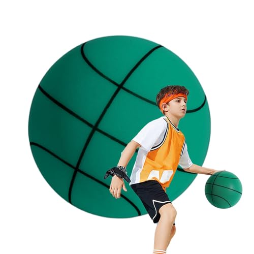 Vriusi Foam Basketball, Noiseless Basketball Indoor Training Ball, Airless Foam Basketball for Quiet Dribbling, Indoor Training Soft Practice Ball for Kids, Silent Basketball for Indoor Use von Vriusi