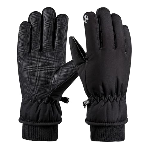 Winter Waterproof Gloves | Cycling Winter Gloves | Cold Weather Gloves, Touchscreen Ski Gloves, Cold Weather Touchscreen Gloves, Thermal Snowboard Gloves for Outdoor Cycling Driving von Vriusi