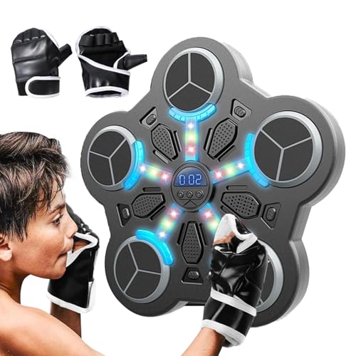 Wireless Boxing Machine, Wall Mounted Punching Machine, Adjustable Boxing Equipment, Light-Up Punching Workout Machine, Fitness Boxing Trainer, Wall Mounted Boxing Machine for Home von Vriusi