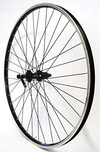 Vuelta Fahrradfelge 26 Zoll Hinterrad Deore FH-T610 - Made in Germany Hinterrad Fahrrad Felge Schwarz, 8/9/10-fach, V-Brakes/Felgenbremse, 559x19C Hohlkammerfelge, MTB Fahrrad Rad Cut 19 Vuelta Fahrradfelge 26 Zoll Hinterrad Deore FH-T610 - Made in Germany Hinterrad Fahrrad Felge Schwarz, 8/9/10-fach, V-Brakes/Felgenbremse, 559x19C Hohlkammerfelge, MTB Fahrrad Rad Cut 19 von Vuelta