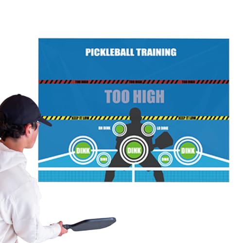Pickleball-Trainingspads | Pickleball-Übungsposter Dink Pads | Tragbare Pickleball-Trainingshilfen | Wandposter Pickleball-Übungsmatte | Pickleball-Dink Pad für Innenräume Training von Vuggdt