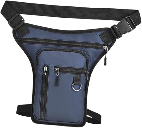 Oberschenkeltasche Hüfttasche,Outdoor-Reisen Hüfttasche Generic Beinbeuteltasche Beinbeutel Taktische Tasche Taktische Gürteltasche Outdoor-Werkzeugtasche für Herren Damen (Blau) von Vulevirtue