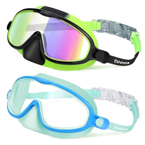 Vvinca Kinder-Schwimmbrille mit Nasenschutz Vvinca Kinder-Schwimmbrille mit Nasenschutz von Vvinca