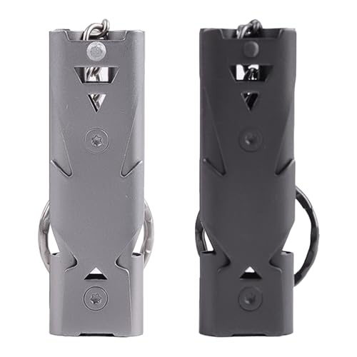 Vxcbad 2 Stück Trillerpfeife Signalpfeife Trillerpfeife Sportunterricht Trillerpfeife Laut Notfall Whistle Doppelter Edelstahl 150 dB LautstäRke Outdoor Schwarz,Silbergrau Vxcbad 2 Stück Trillerpfeife Signalpfeife Trillerpfeife Sportunterricht Trillerpfeife Laut Notfall Whistle Doppelter Edelstahl 150 dB LautstäRke Outdoor Schwarz,Silbergrau von Vxcbad