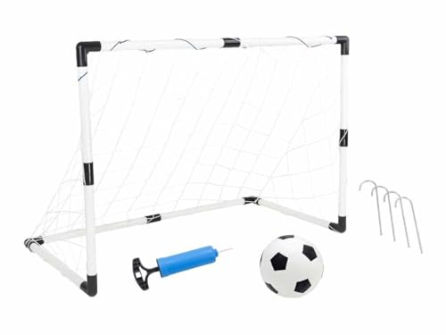 W'TOY - Fußballtor mit Ball und Pumpe, Mehrfarbig, 41212 W'TOY - Fußballtor mit Ball und Pumpe, Mehrfarbig, 41212 von W'TOY