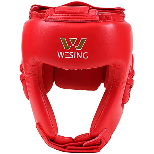 W WESING Box-Kopfbedeckung AIBA für Amateur-Wettkampf - rot - m von W WESING