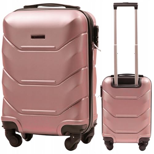 Wings Harschalen Koffer | Leicht Reisekoffer Trolley | Hard Shell Rollkoffer mit Schloss und Rollen von W WINGS