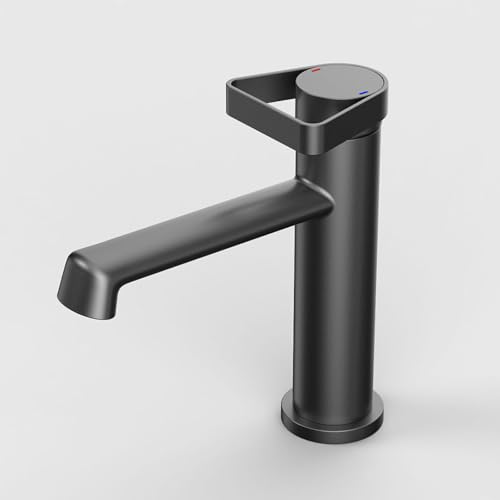 Faucet Badezimmer-Wasserhahn, Einhebelmischer, Einloch-RV-Waschbecken-Wasserhahn mit heißem und kaltem Wasser, Badezimmer-Waschtisch-Wasserhahn, Messing-Waschbecken-Wasserhahn Water-tap von WACEH