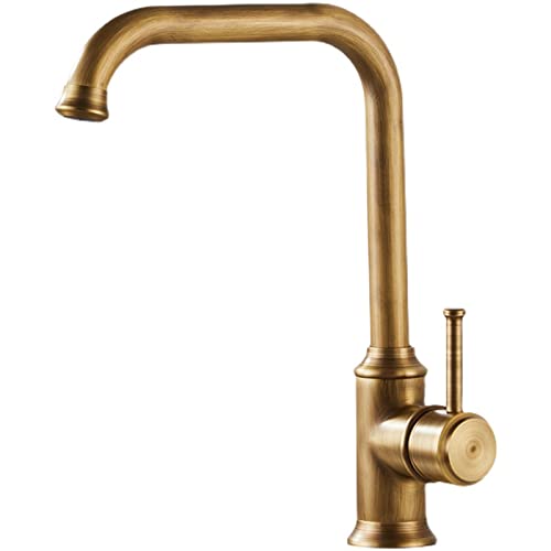 Faucet Küchenarmaturen für Küchenspüle, Messing-Küchenarmatur, V-Eingang, Einhebel-Küchenarmatur, Küchenarmatur für Küchenspüle, Wasserhahn für Küchenspüle, Küchenarmatur, 360° drehbar für Spüle von WACEH