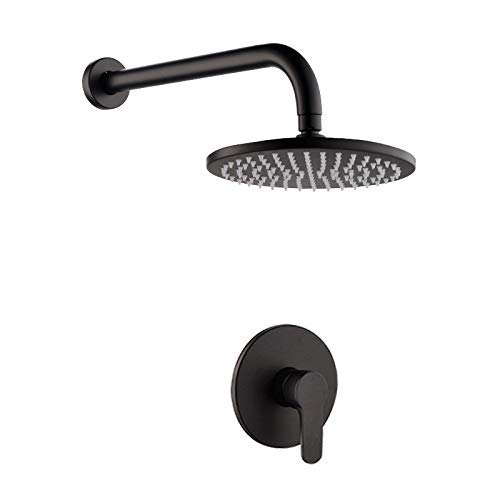 WACEH Faucet Duschkopf-Set, 2-Loch-Einhand-Badewannen-Duscharmatur mit LED-Dusche, Badezimmer-Duschköpfe (Bath Shower Faucet Type: In-Wall Shower Faucets) Water-tap von WACEH