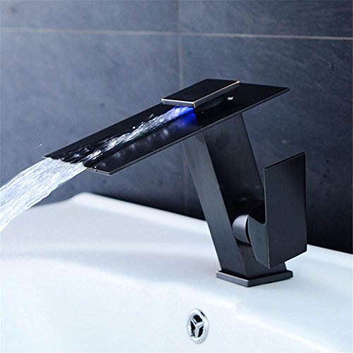 WACEH Faucet Temperaturregelung Verfärbung Messing verchromter Küchenarmatur Water-tap von WACEH