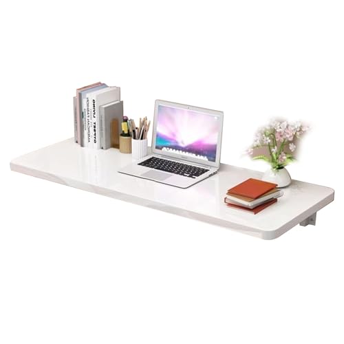 An der Wand montierter Klapptisch, Klapptisch zur Platzersparnis, Klappbarer Frühstücksbartisch fürs Büro, Schwebender Laptop-Schreibtisch aus Holz, 60 cm, 80 cm, 100 cm (Größe: L70 x B30 cm/L28 x von WADRBSW