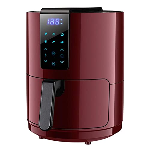 Heißluftfritteuse 3,5 l, elektrischer Heißluftfritteusenofen zum Braten/Backen/Grillen, 6 Kochvoreinstellungen, digitaler LED-Touchscreen, Zeit-/Temperatureinstellung, antihaftbeschichteter Korb, von WADRBSW