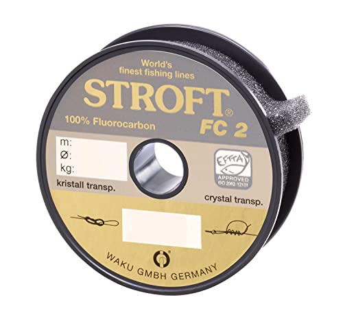 WAKU Schnur STROFT FC2 Fluorocarbon 100m, 0.200mm-3.4kg von WAKU