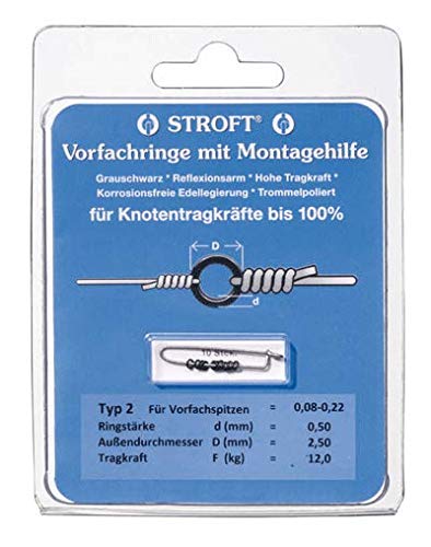 Stroft Vorfachringe Set mit Montagehilfe 8kg 12kg 16kg Stroft Vorfachringe Set mit Montagehilfe 8kg 12kg 16kg von WAKU