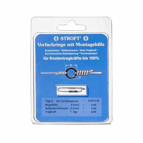 WAKU Stroft Vorfachringe Typ 6 mit Montagehilfe 150kg WAKU Stroft Vorfachringe Typ 6 mit Montagehilfe 150kg von WAKU