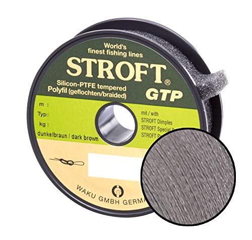 WAKU Schnur STROFT GTP Typ R Geflochtene 100m hellgrau R8-0,350mm-23kg von WAKU