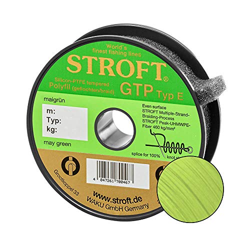 WAKU Stroft Schnur GTP Typ E geflochten maigrün 150m Typ E8 24,00kg WAKU Stroft Schnur GTP Typ E geflochten maigrün 150m Typ E8 24,00kg von WAKU