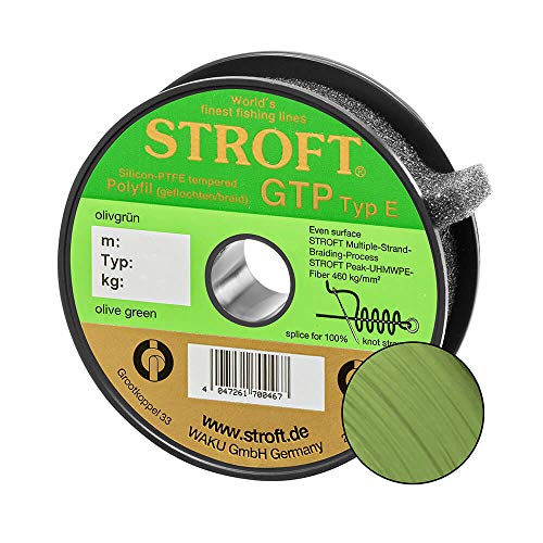 WAKU Stroft Schnur GTP Typ E geflochten olivgrün 125m Typ E4 9,50kg WAKU Stroft Schnur GTP Typ E geflochten olivgrün 125m Typ E4 9,50kg von WAKU