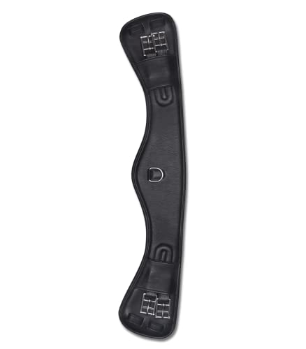 WALDHAUSEN Lederkurzgurt Contour, 50 cm, schwarz WALDHAUSEN Lederkurzgurt Contour, 50 cm, schwarz von WALDHAUSEN