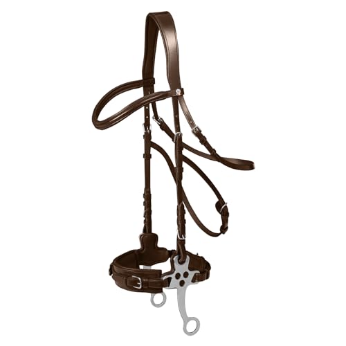 WALDHAUSEN Waldhausen X-Line Hackamore Trensenzaum, VB, braun WALDHAUSEN Waldhausen X-Line Hackamore Trensenzaum, VB, braun von WALDHAUSEN