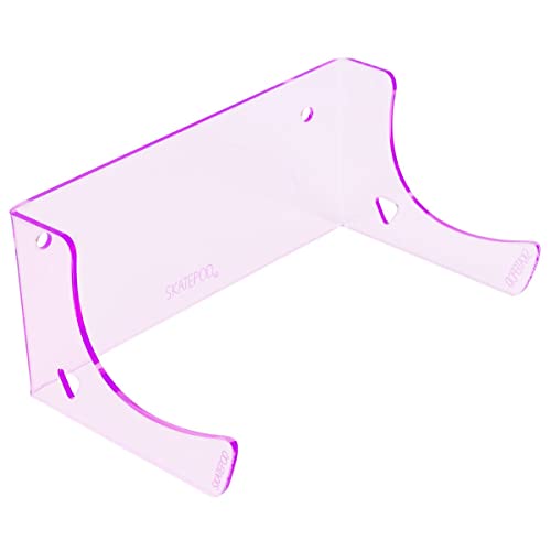 WANDKINGS Skateboard Wandhalterung - Backside Variante - Wähle eine Farbe - Violett von WANDKINGS