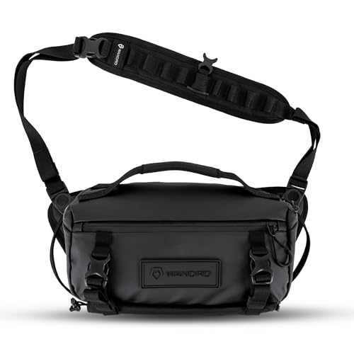 WANDRD Rogue Sling 0Y-784H-R8U9 Tasche, 9 l, leicht, wetterbeständig, Kamera- und Alltags-Trageriemen mit Laptop-Fach, Schwarz, 9L, Kuriertasche WANDRD Rogue Sling 0Y-784H-R8U9 Tasche, 9 l, leicht, wetterbeständig, Kamera- und Alltags-Trageriemen mit Laptop-Fach, Schwarz, 9L, Kuriertasche von WANDRD
