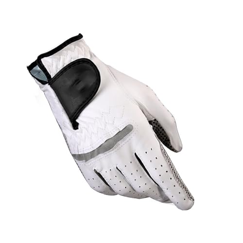 Golfhandschuhe 1 Stück Herren-Golfhandschuhe for die linke/rechte Hand, atmungsaktive Micro-Weichfaser mit Anti-Rutsch-Granulat, kühl und bequem, Golf-Mann-Handschuh Golfhandschuhe Damen(Worn on Right von WANGBINGXING