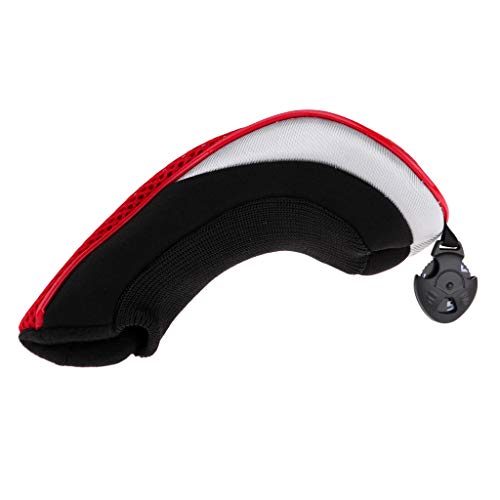 SchläGerkopfhüLlen Ersatz-Golfschläger-Hybrid-Kopfbedeckung, Kopfschutzabdeckung Golf SchläGerhauben(Red) von WANGBINGXING