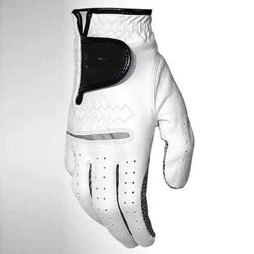 WANGBINGXING Golfhandschuhe Golf Handschuhe for Männer Atmungsaktive Rechte Hand Anti-skid Anfänger Praxis Zubehör Golfhandschuhe Damen(Right Hand,22) von WANGBINGXING