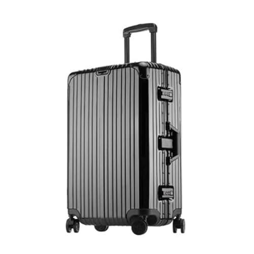 WANGLIDD Handgepäck Koffer mit großer Kapazität und Rollen Gepäckkoffer mit Aluminiumrahmen Wasserdichtes Trolley-Gepäck Handgepäck von WANGLIDD