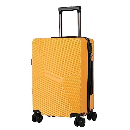 WANGLIDD Tragbarer Koffer Tragbare Koffer Gepäck mit Aluminiumrahmen und Spinner-Rädern Handgepäck Fallfester Sicherheitskoffer mit TSA-Verschluss von WANGLIDD