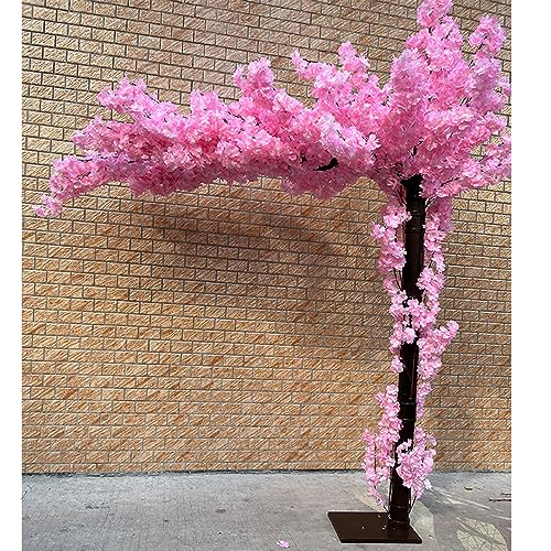 Künstlicher Kirschblütenbaum, künstliche Pflanze aus Seide, Sakura, handgefertigt, künstliche Kirschblüten, für Zuhause, Hochzeit, Party, Garten, Büro, Dekoration, Innen/Außen, 2,8 x 2,8 m/9,2 x 9,2 von WANGLL