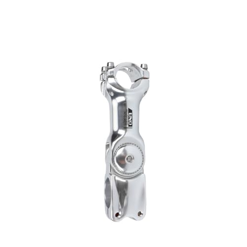 WANGSHAOWEI Lenkervorbau Fahrrad Verstellbarer Vorbau 25.4/31,8mm Bicycl Lenker Riser Power Aluminium Vorbau Off Road Mountainbike Accessori Teile Fahrrad Vorbau(31.8x120 Silver stem) von WANGSHAOWEI