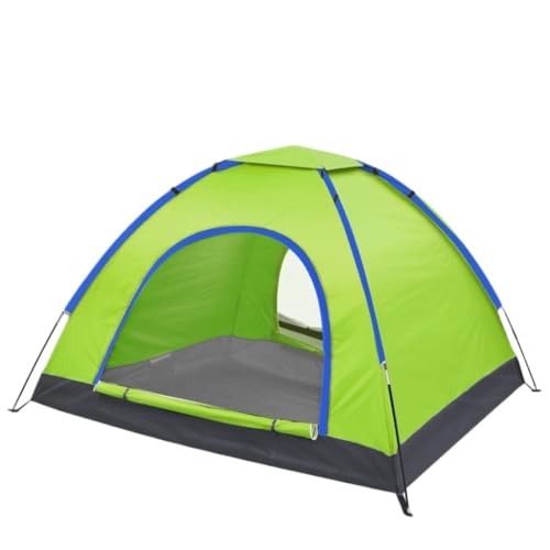 Campingzelt 3-4 Personen Einlagiges Großes Zelt Outdoor Camping Strand Outdoor Sonnenschutz Picknick Camping Zelt Markise Zelt(W) von WANGWANGDUI