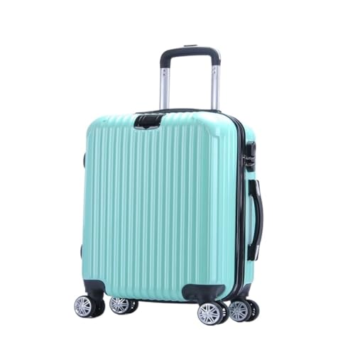 WANGWANGDUI Koffer Boardable, Freizeit- Und Multifunktionaler Business-Trolley, ABS Boardable Passwort-Reisekoffer FferHandgepäck(Green) von WANGWANGDUI