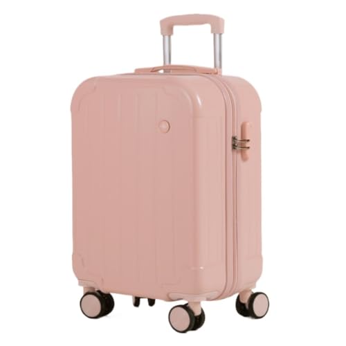 WANGWANGDUI Koffer Gepäck Universal Wheel Trolley Koffer Herren- und Damenkoffer 20-Zoll-Boarding-Koffer Ins-Koffer FferHandgepäck(Pink,24in) von WANGWANGDUI