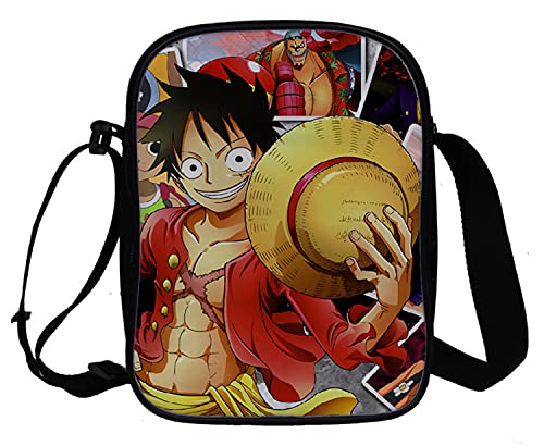 WANHONGYUE Anime One Piece Monkey D Luffy Umhängetasche Schultertasche Herren Damen Shoulder Messenger Bags Small Handtasche Sport Reise Tasche 1032/8 WANHONGYUE Anime One Piece Monkey D Luffy Umhängetasche Schultertasche Herren Damen Shoulder Messenger Bags Small Handtasche Sport Reise Tasche 1032/8 von WANHONGYUE