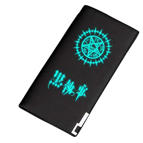 WANHONGYUE Black Butler Anime Leuchtend Bifold Brieftasche Kunstleder Schlanke Geldbörse Portemonnaie Kreditkartenhülle /2 WANHONGYUE Black Butler Anime Leuchtend Bifold Brieftasche Kunstleder Schlanke Geldbörse Portemonnaie Kreditkartenhülle /2 von WANHONGYUE