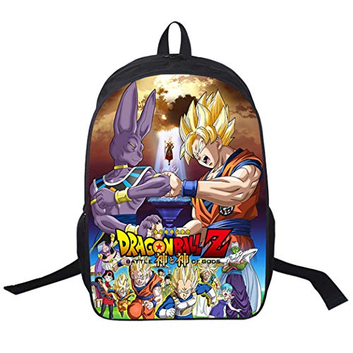 WANHONGYUE Dragon Ball Anime Rucksack Backpack Büchertasche Schulrucksack Schultasche für Schüler Jungen Mädchen /15 von WANHONGYUE